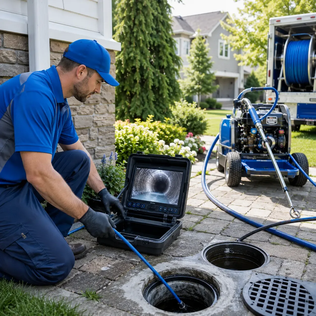 Outdoor drain cleaning professionals serving Yorkville, IL